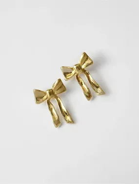 Gold Ruby Studs