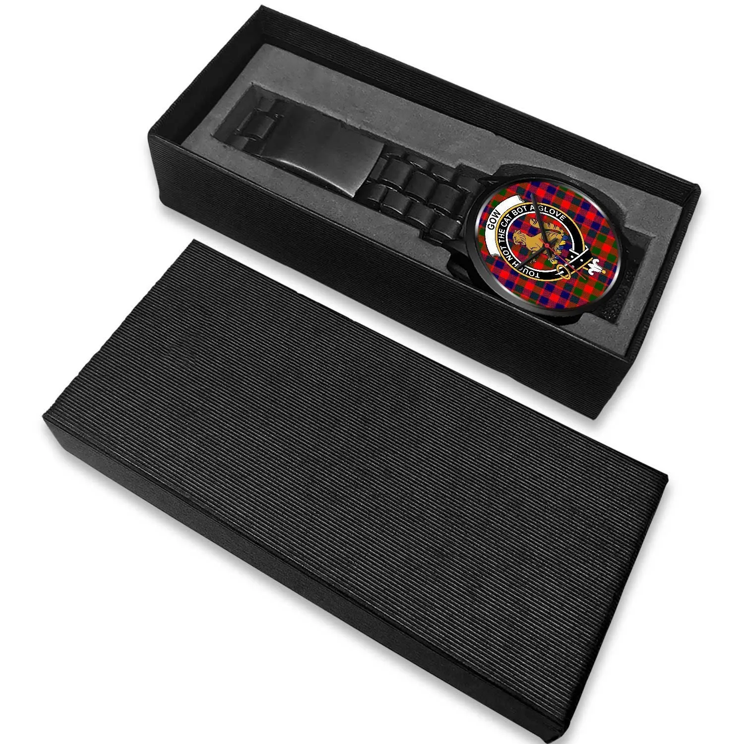 Gow of McGouan Clan Badge Tartan Black Watch