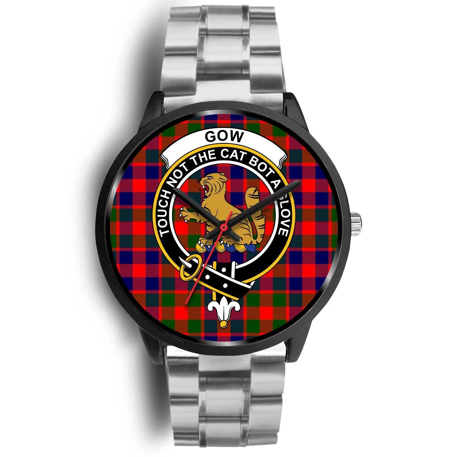 Gow of McGouan Clan Badge Tartan Black Watch