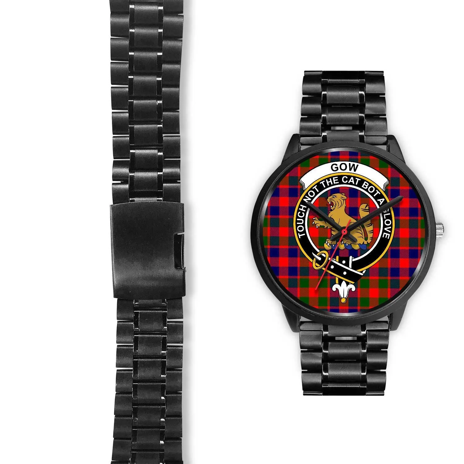 Gow of McGouan Clan Badge Tartan Black Watch