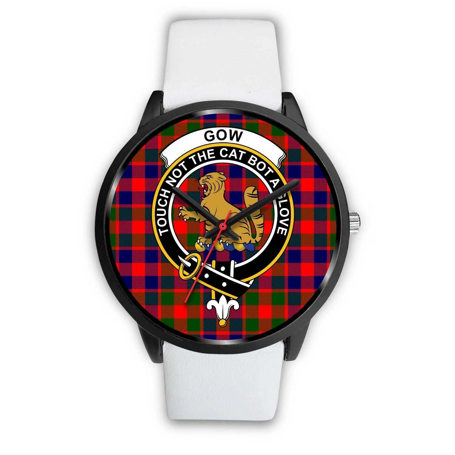 Gow of McGouan Clan Badge Tartan Black Watch