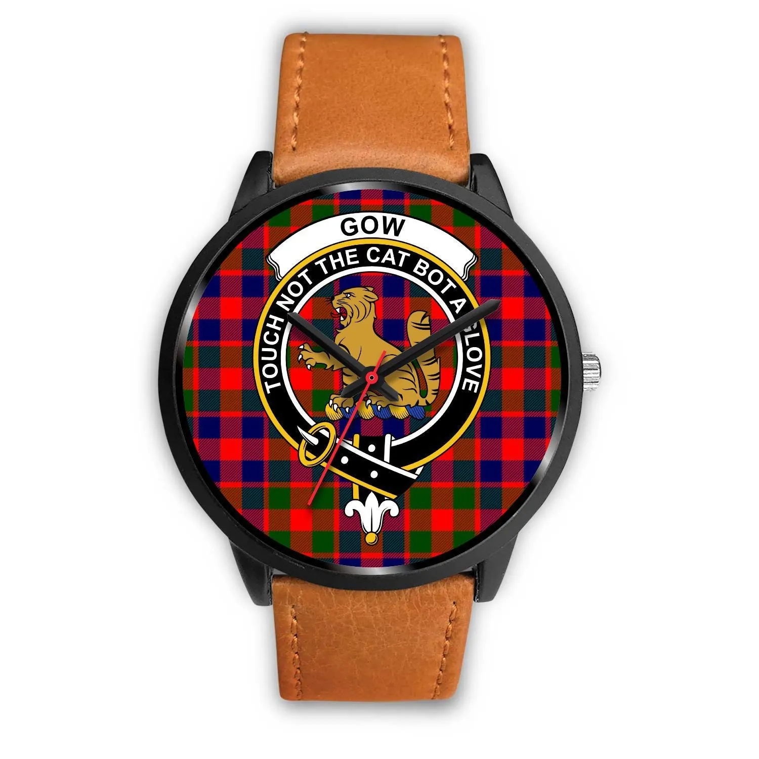 Gow of McGouan Clan Badge Tartan Black Watch