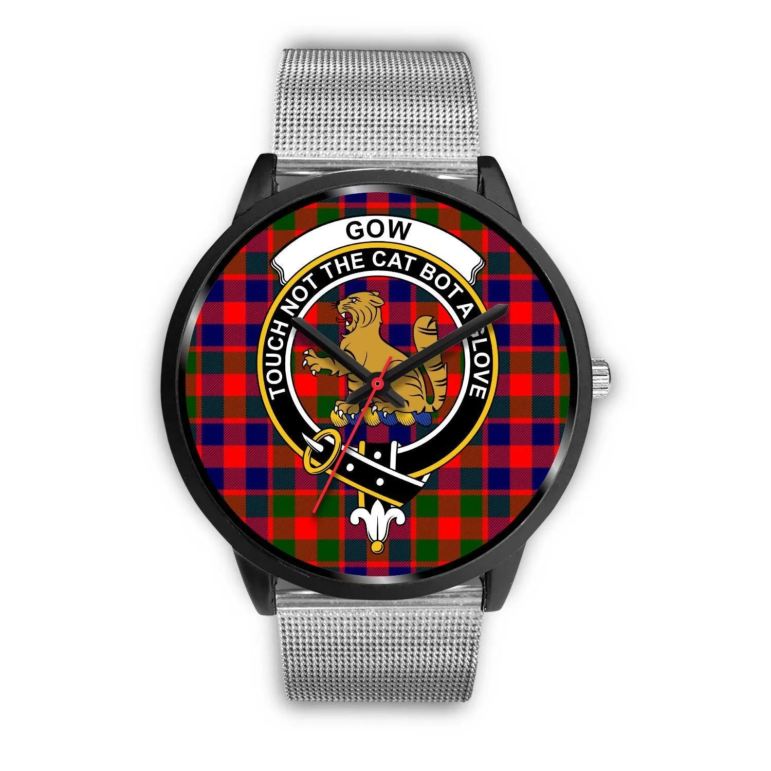 Gow of McGouan Clan Badge Tartan Black Watch