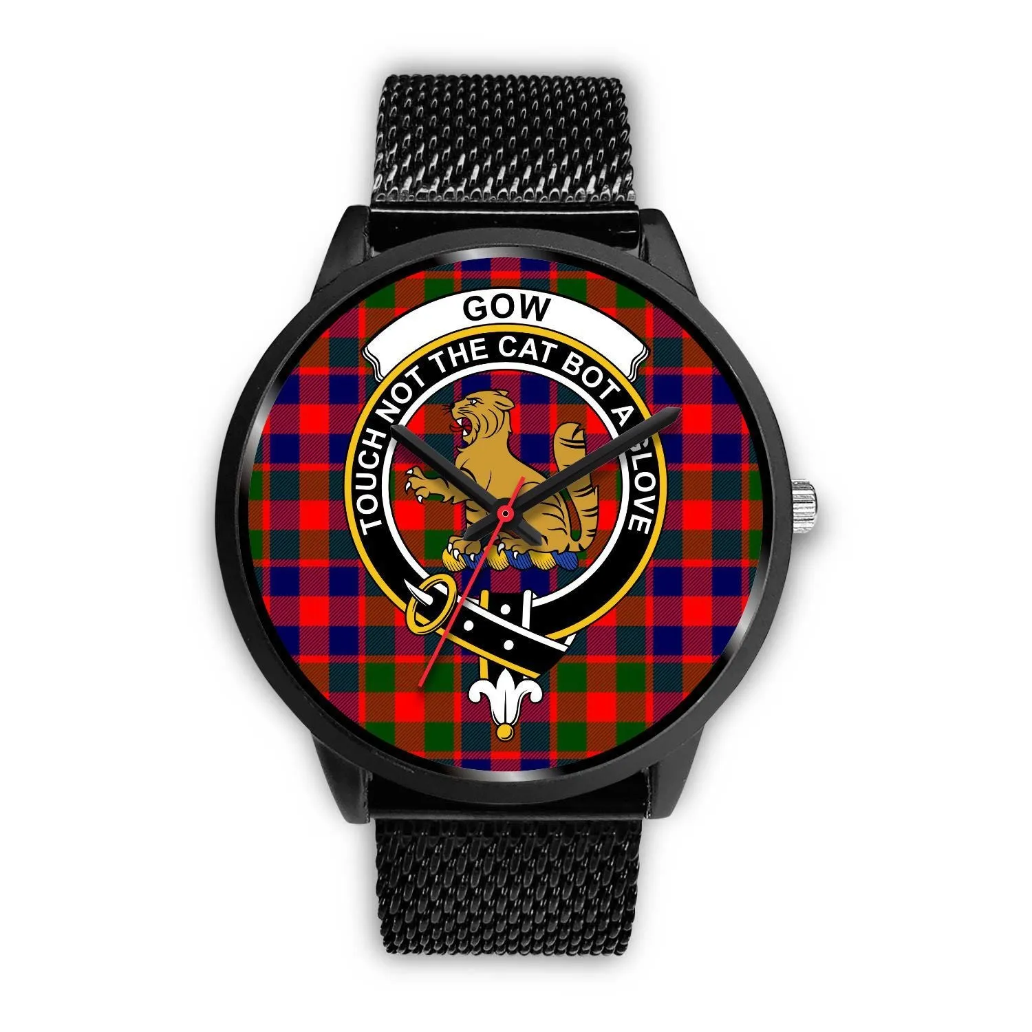 Gow of McGouan Clan Badge Tartan Black Watch