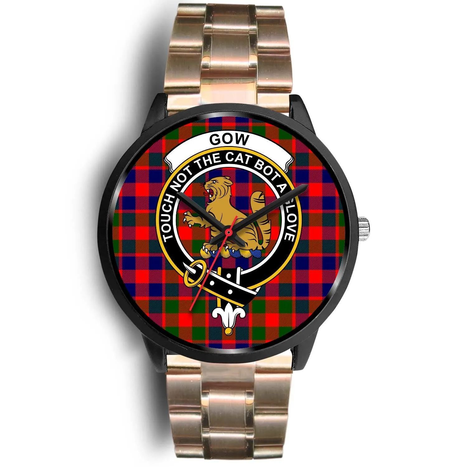 Gow of McGouan Clan Badge Tartan Black Watch