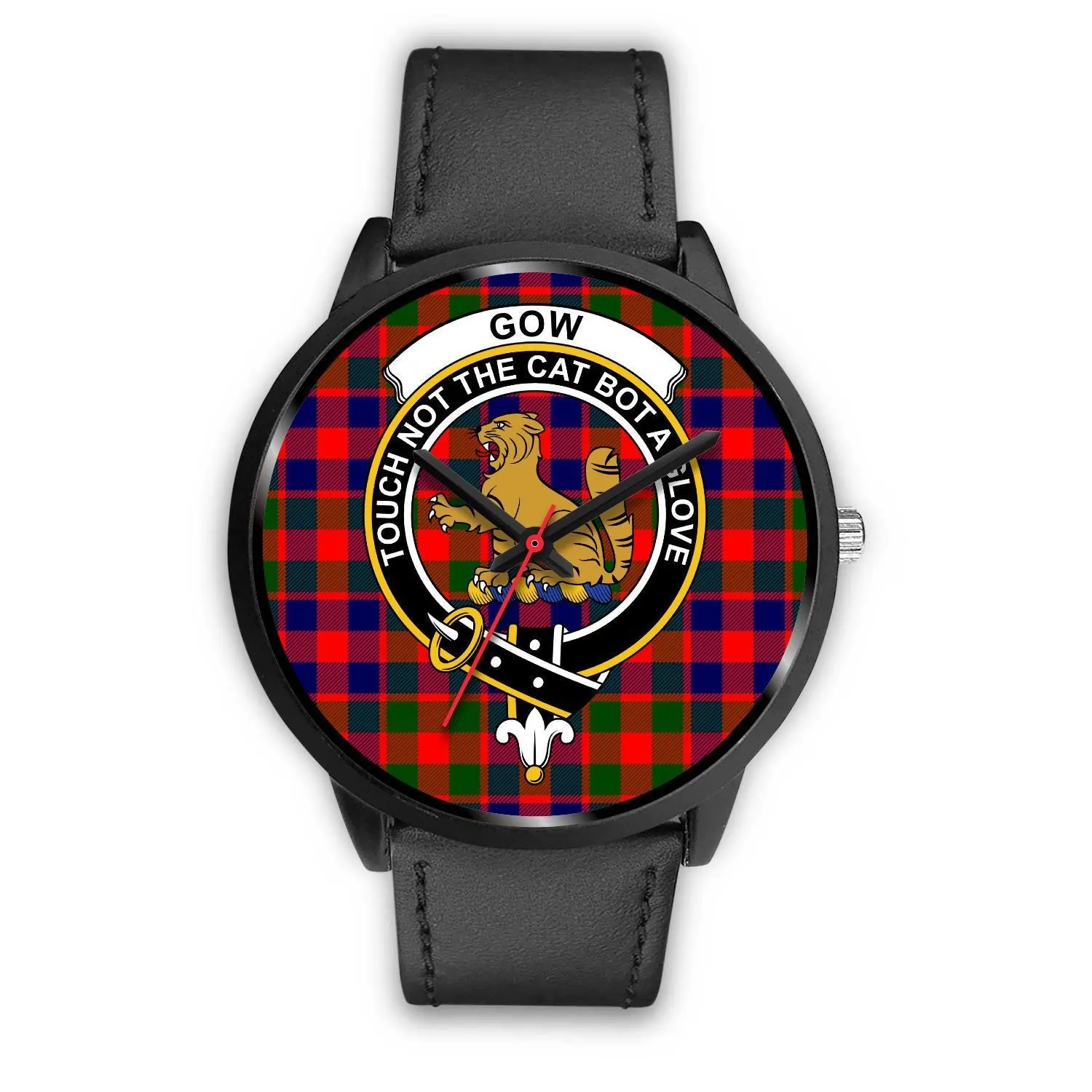 Gow of McGouan Clan Badge Tartan Black Watch