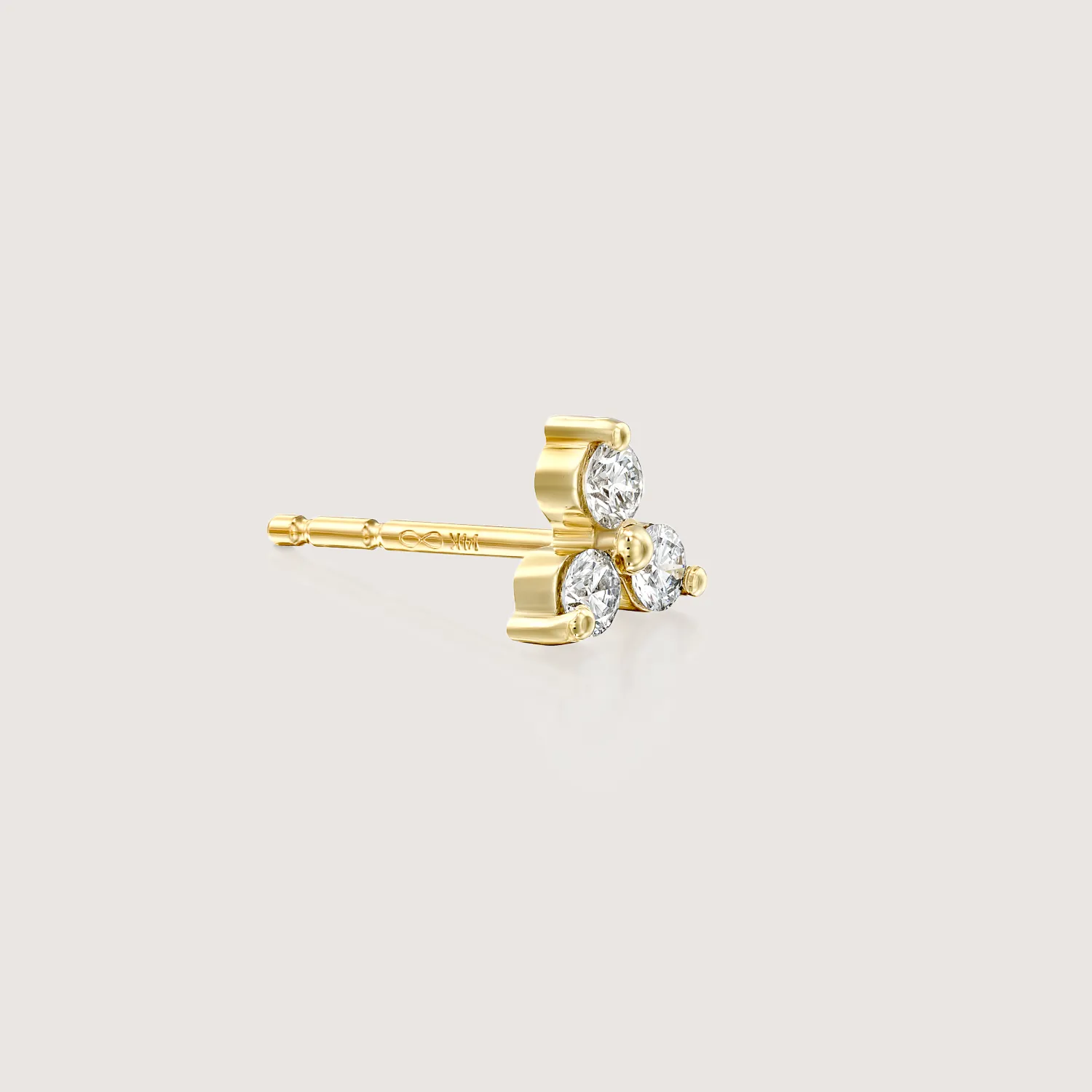 Grace Earring With White Diamonds