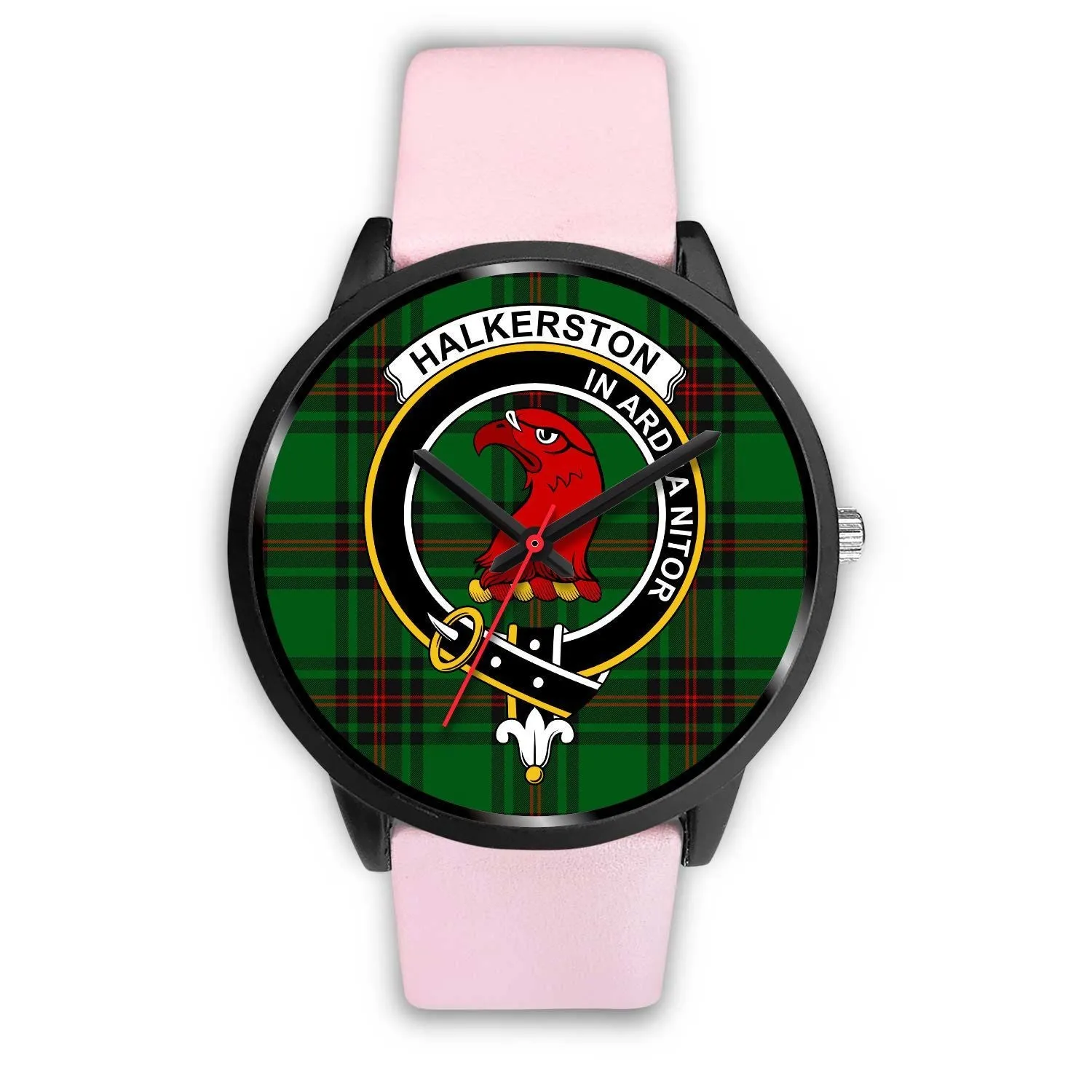 Halkerston Clan Badge Tartan Black Watch