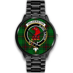 Halkerston Clan Badge Tartan Black Watch