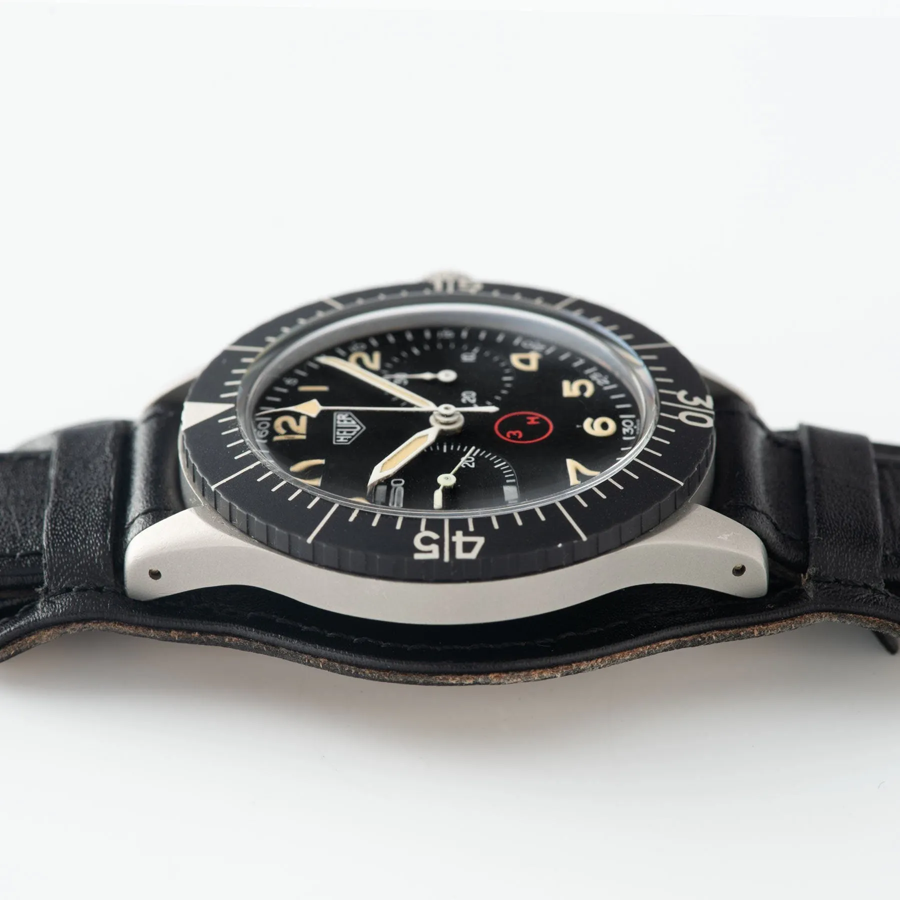 Heuer Chronograph Bundeswehr Issued Chrono 1550SG  3H