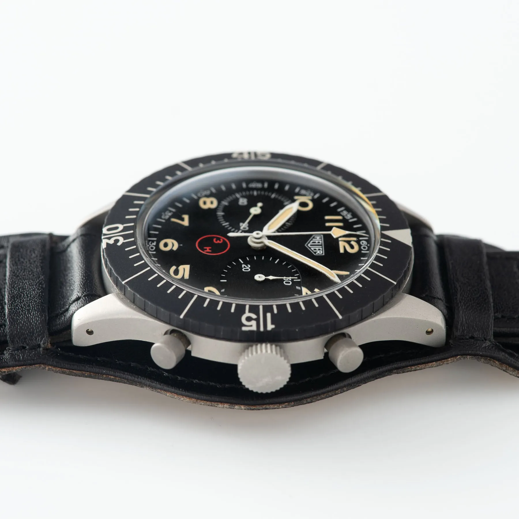 Heuer Chronograph Bundeswehr Issued Chrono 1550SG  3H