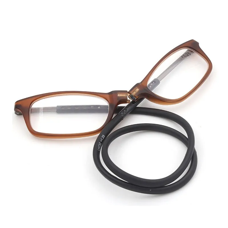 Hotochki Unisex Full Rim Rectangle Tr 90 Presbyopic Reading Glasses H232