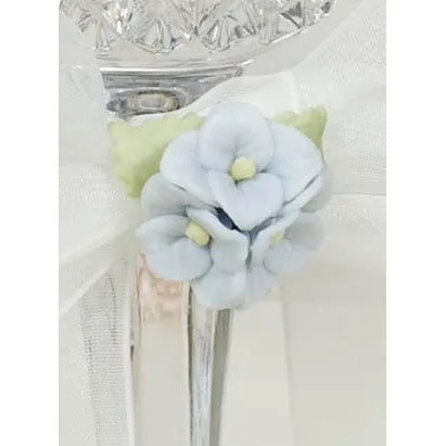 Hydrangea Bouquet Wedding Toasting Glasses