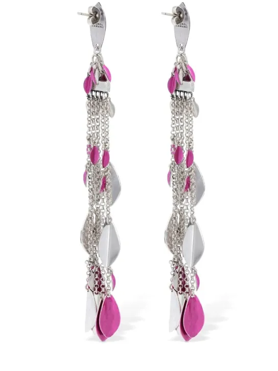 Isabel Marant   Color shiny Lea drop earrings 