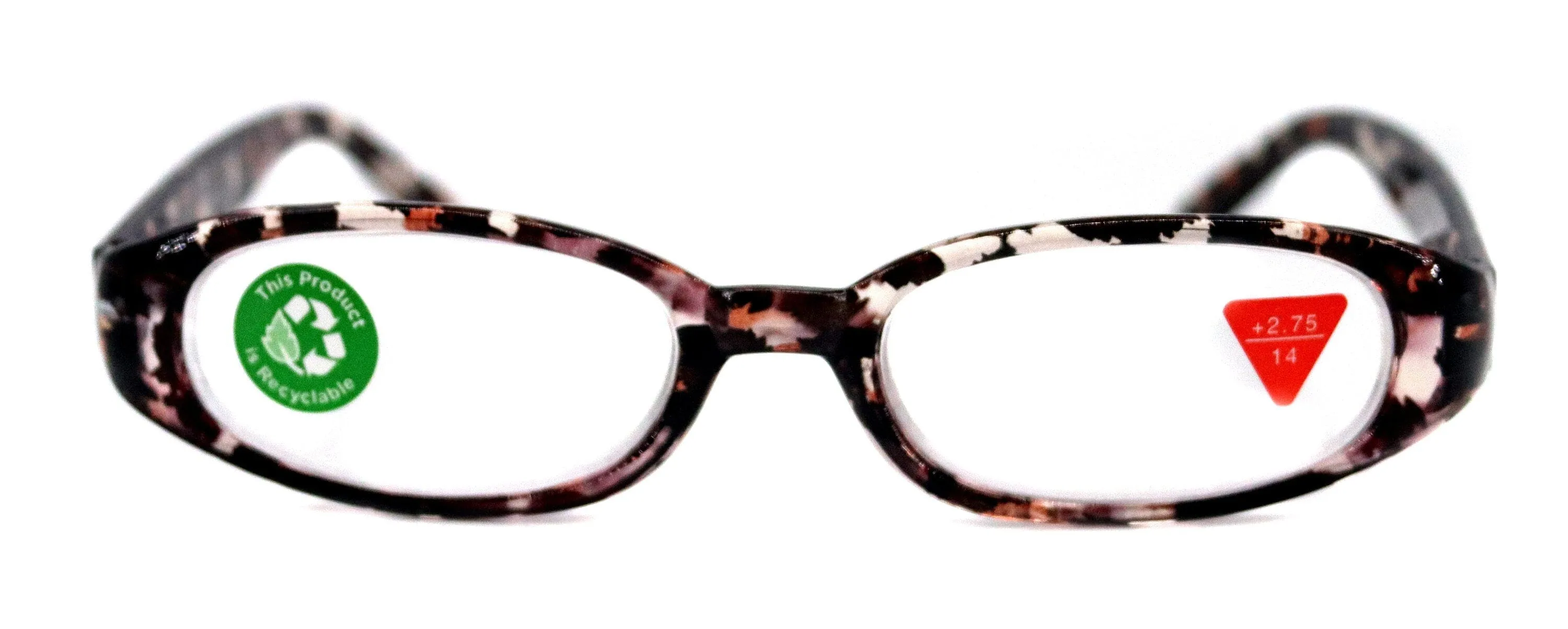 Isabella, (Premium) Reading Glasses, Fashion Reader (Leopard Brown) Print, Oval  4  4.50  5 High Magnification, NY Fifth Avenue (Wide Frame)