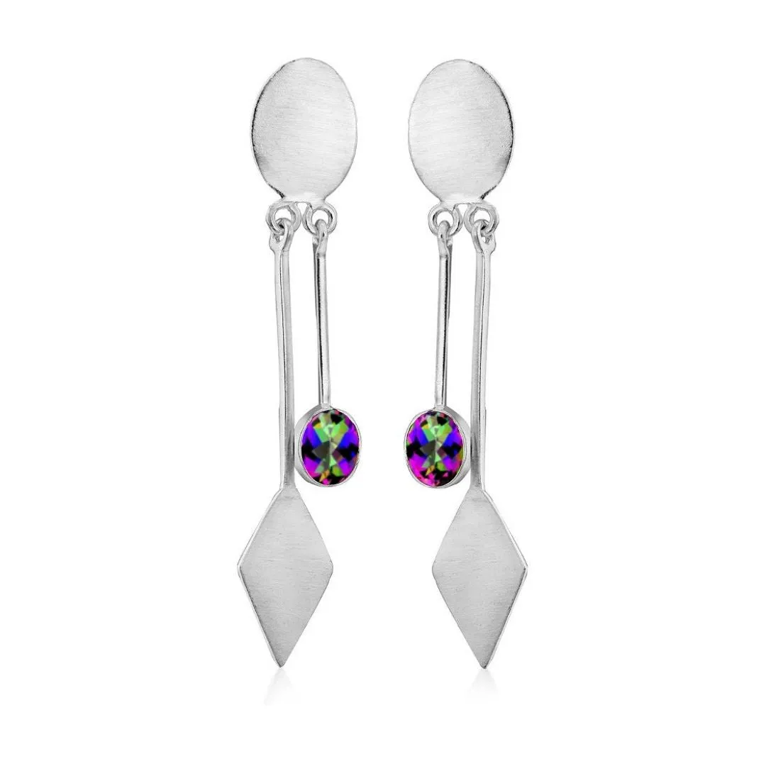 Karo Earrings in various gemstones