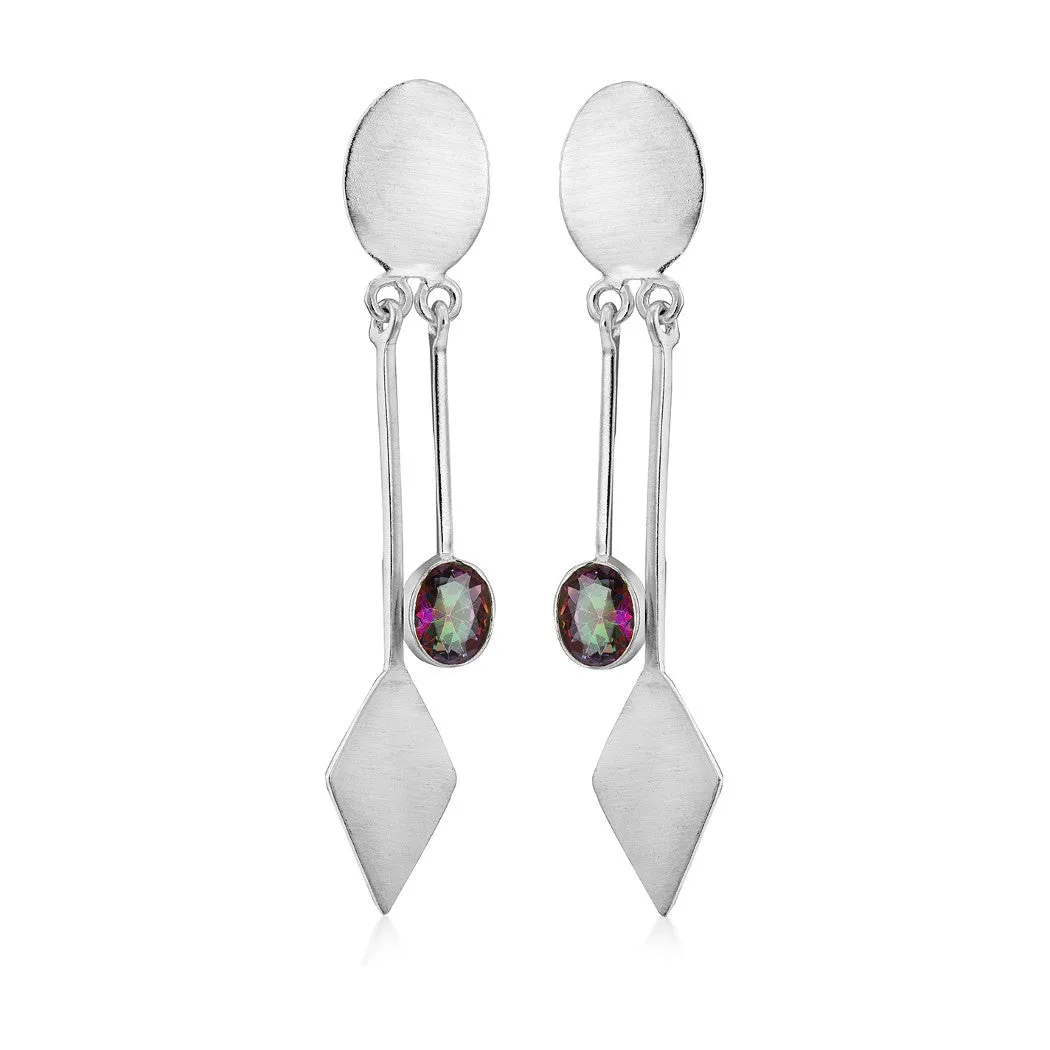 Karo Earrings in various gemstones