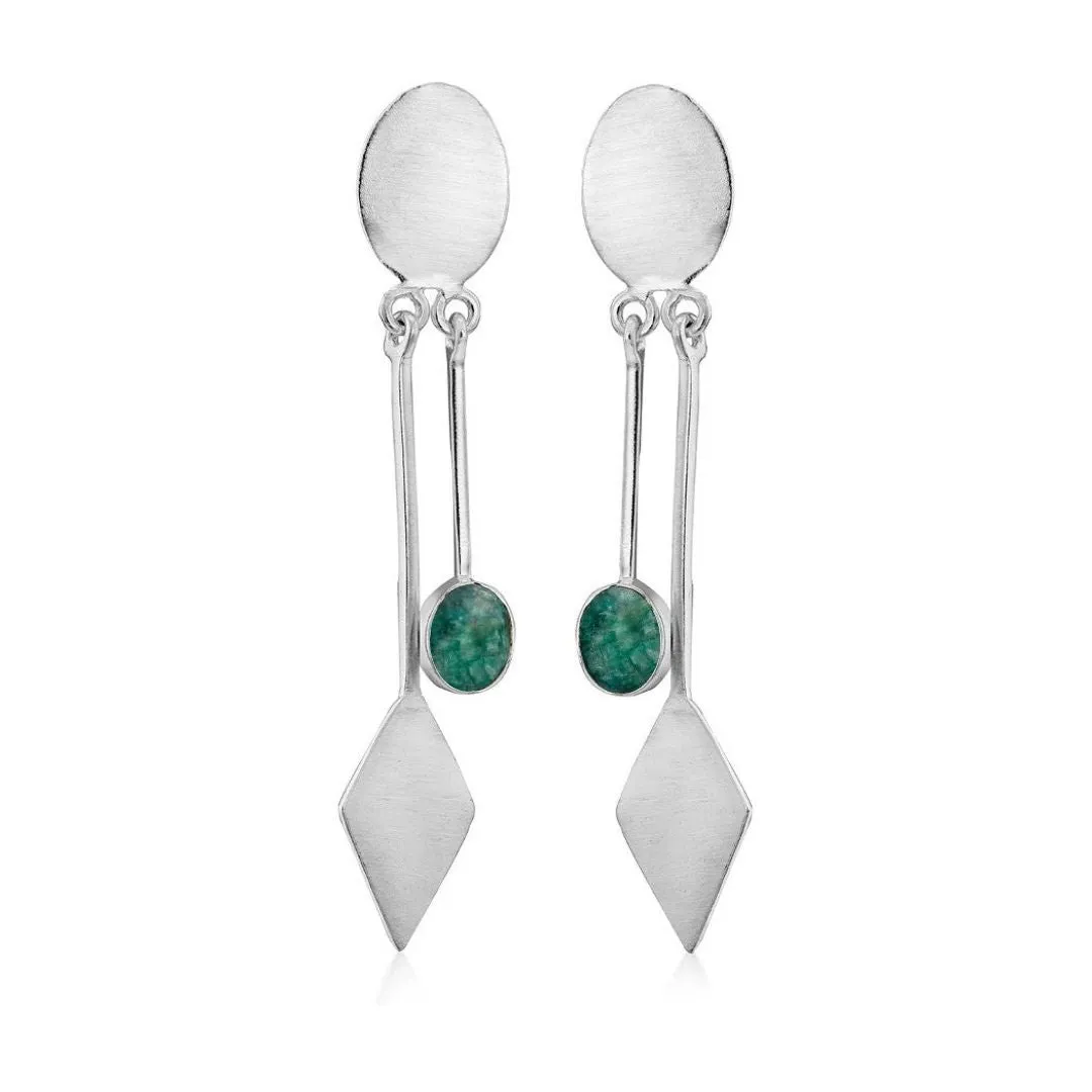 Karo Earrings in various gemstones