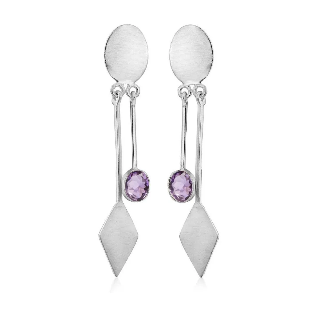 Karo Earrings in various gemstones