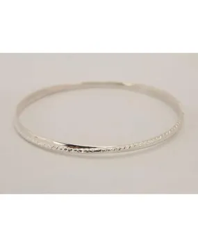 Karyn Chopik Silver Grecian Twist Bangle