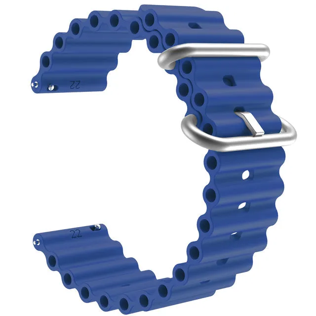 Lacoste 22mm Range compatible Silicone Ocean Bands Watch Straps