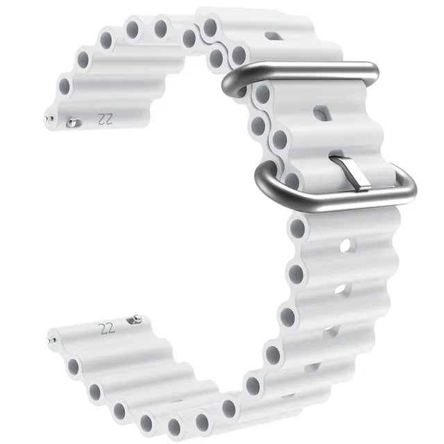 Lacoste 22mm Range compatible Silicone Ocean Bands Watch Straps