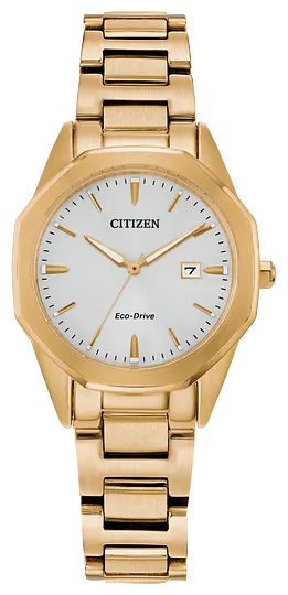 Ladies Eco-Drive Gold Tone Citizen Watch
