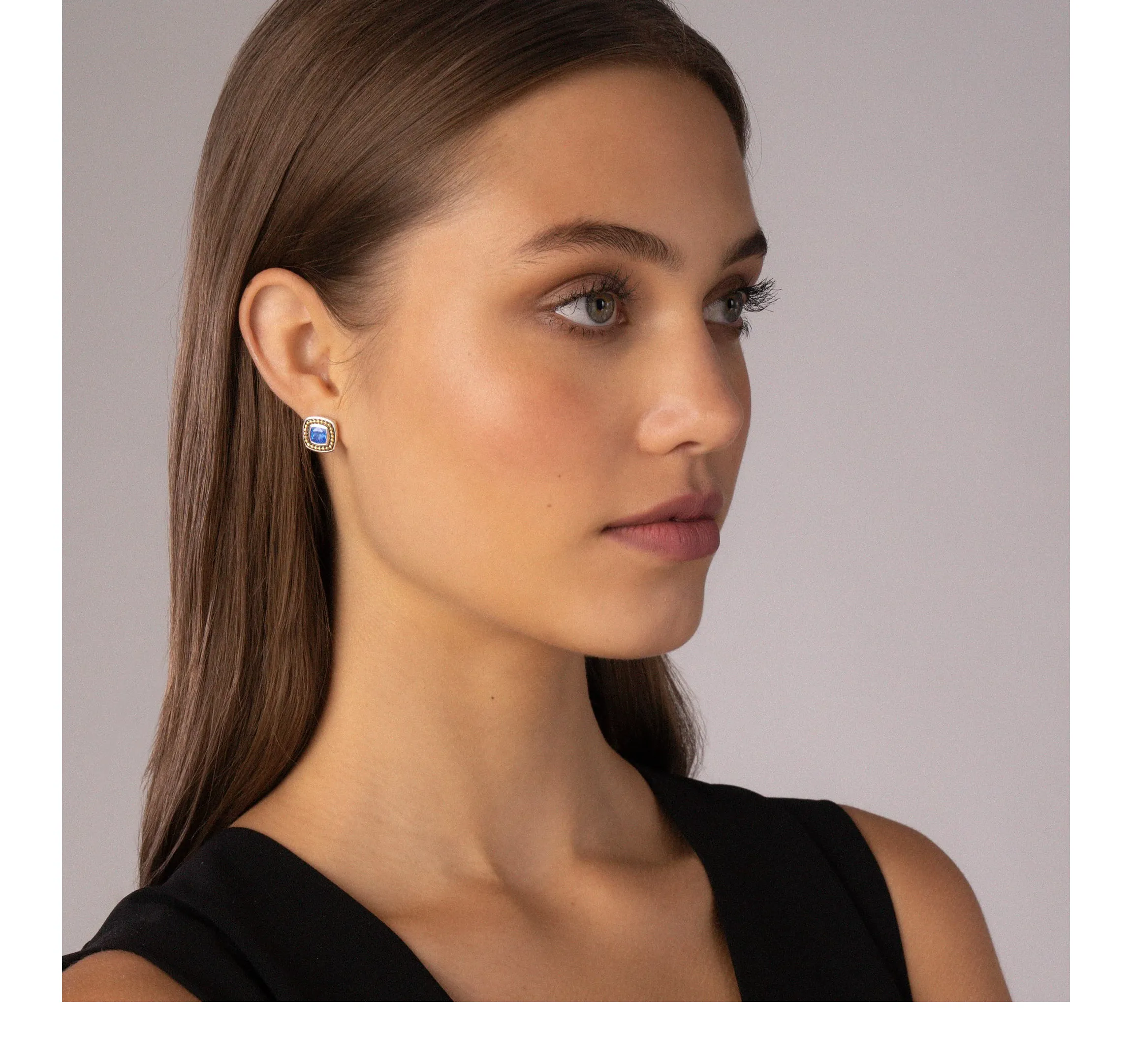 LAGOS Rittenhouse Swiss Blue Topaz Stud Earrings
