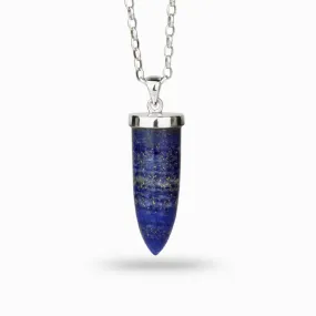 Lapis Lazuli Bullet Necklace