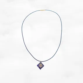 Lapis Leather Necklace