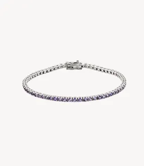 Lilac Sapphire Tennis Bracelet