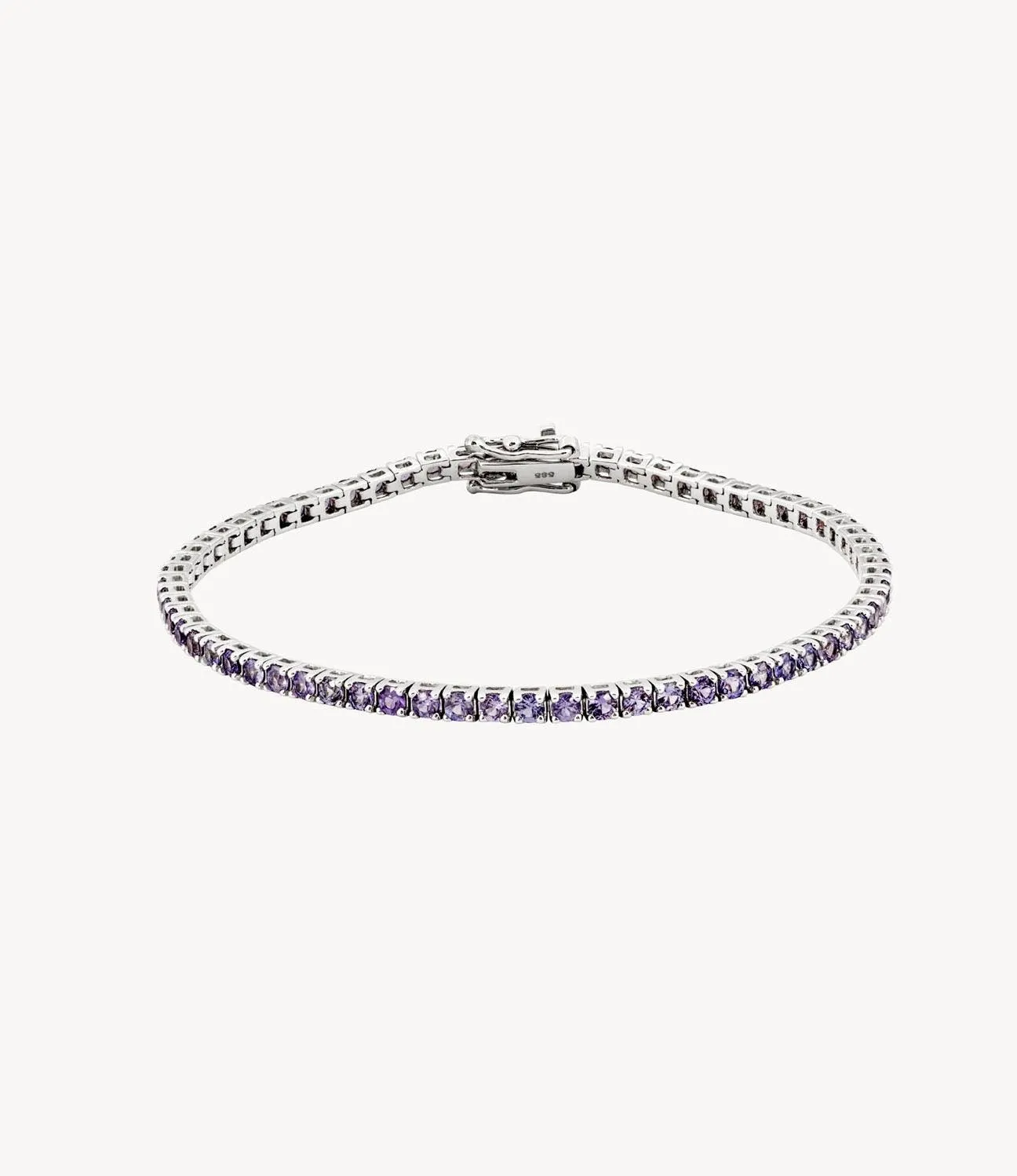 Lilac Sapphire Tennis Bracelet