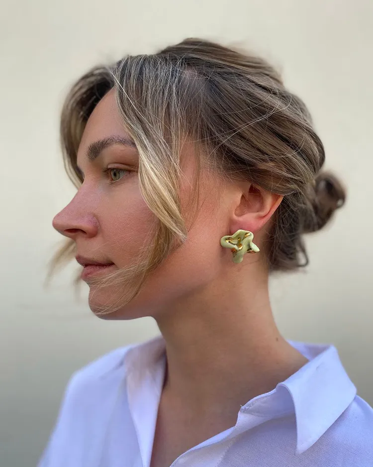 Little Olga Electric Ceramic Earrings