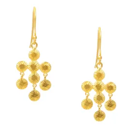 Lotus Chandelier Earrings