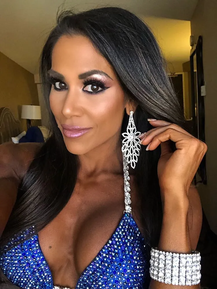 MAYA - clear silver chandelier rhinestone earrings