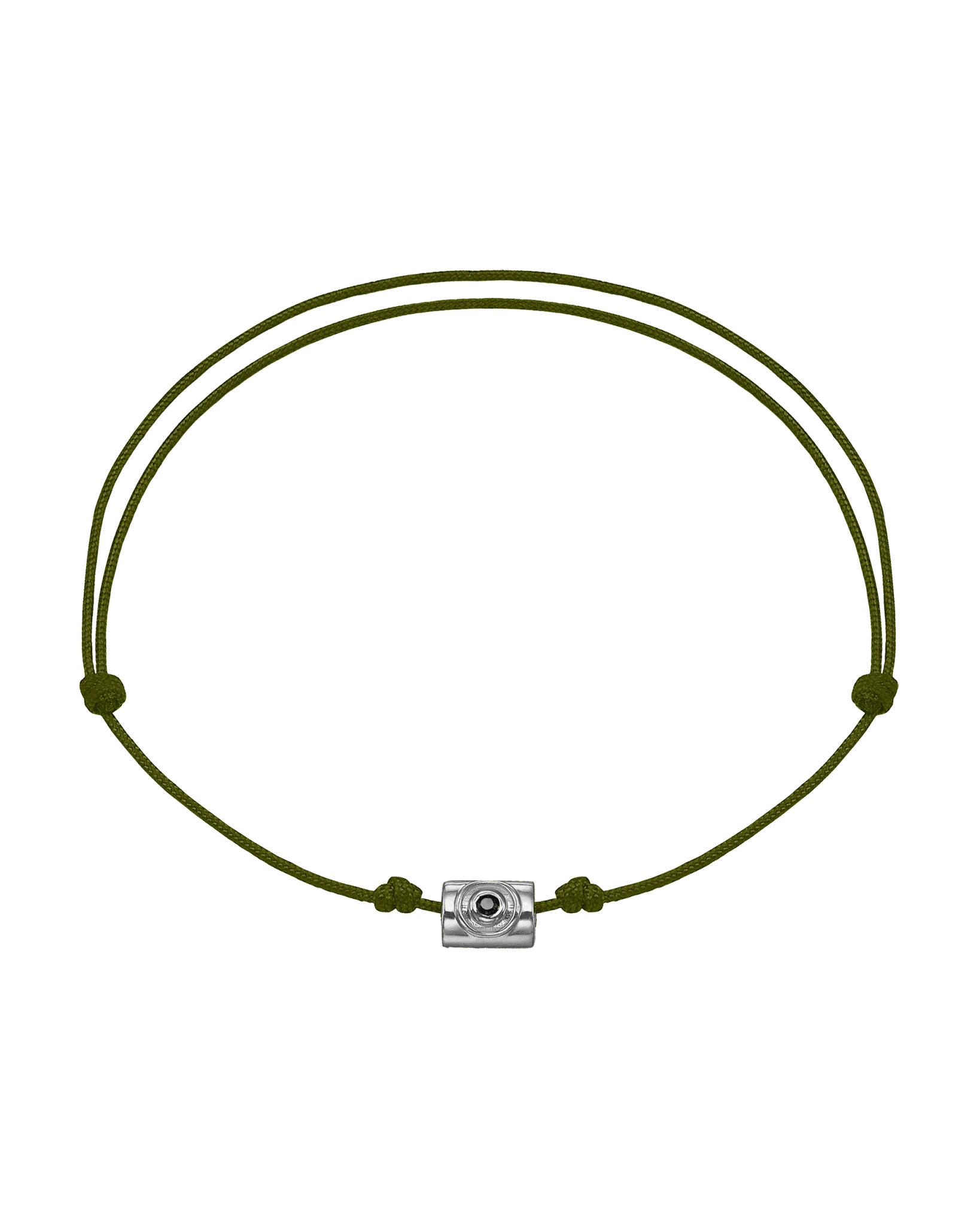 Men's Sapphire Santorini Evil Eye Bracelet - 14K White Gold