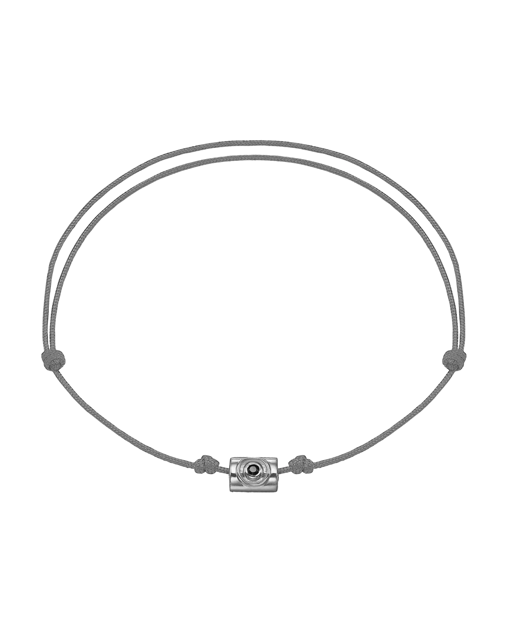 Men's Sapphire Santorini Evil Eye Bracelet - 14K White Gold