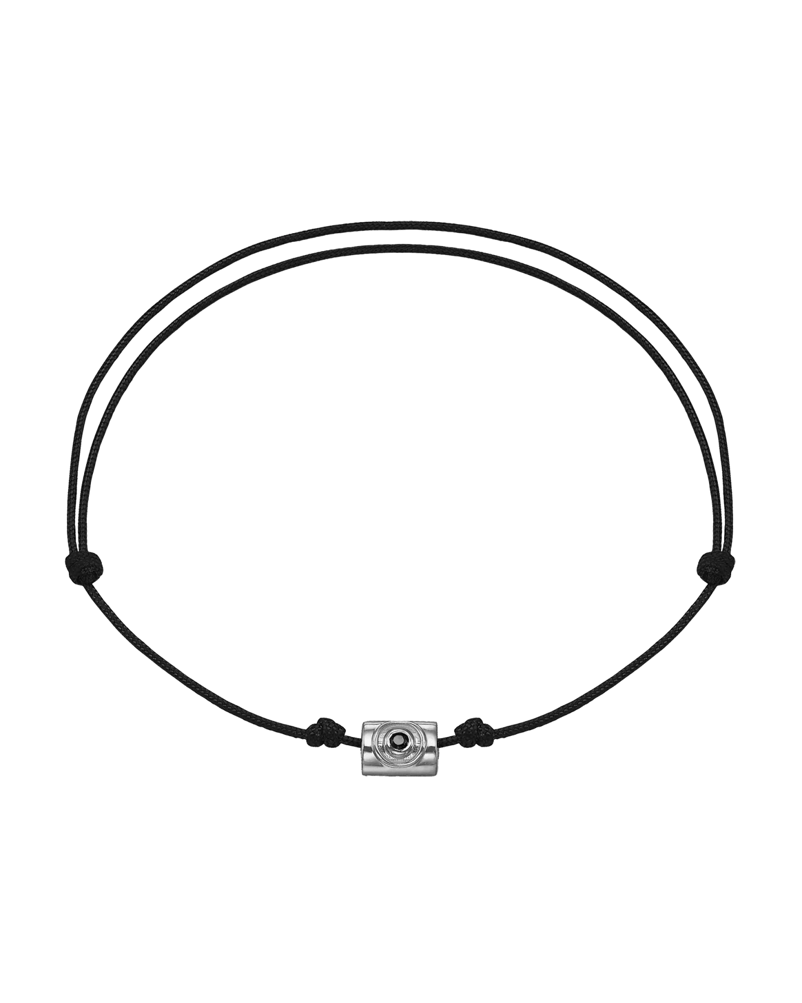 Men's Sapphire Santorini Evil Eye Bracelet - 14K White Gold