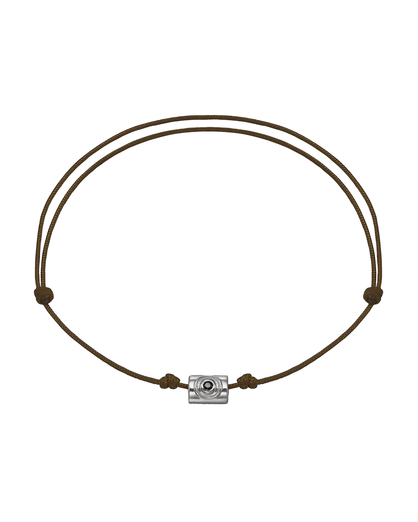 Men's Sapphire Santorini Evil Eye Bracelet - 14K White Gold