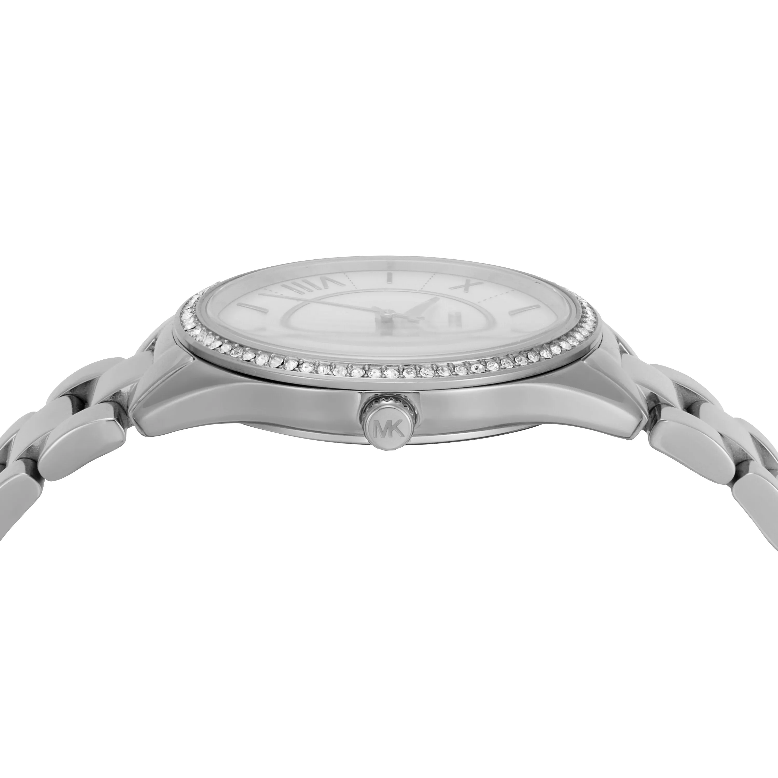 Michael Kors Lauryn Silver Tone Analogue Watch MK4851SET