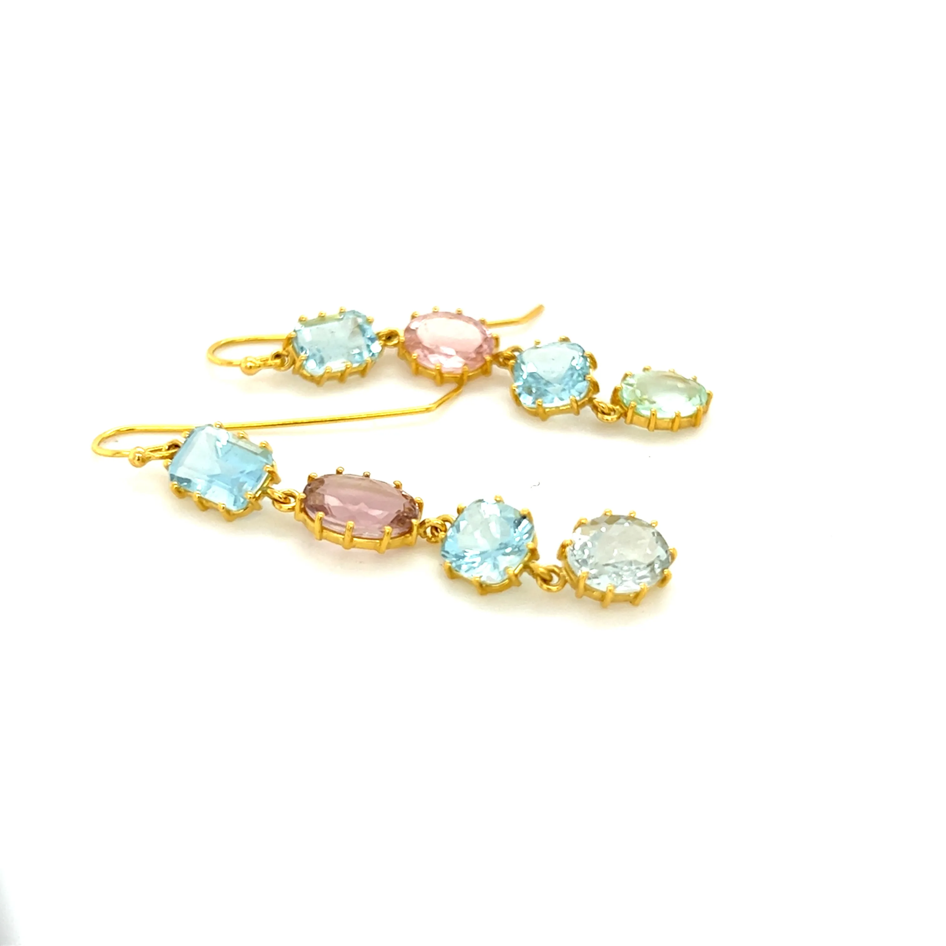 Mismatched Drop Earrings 002