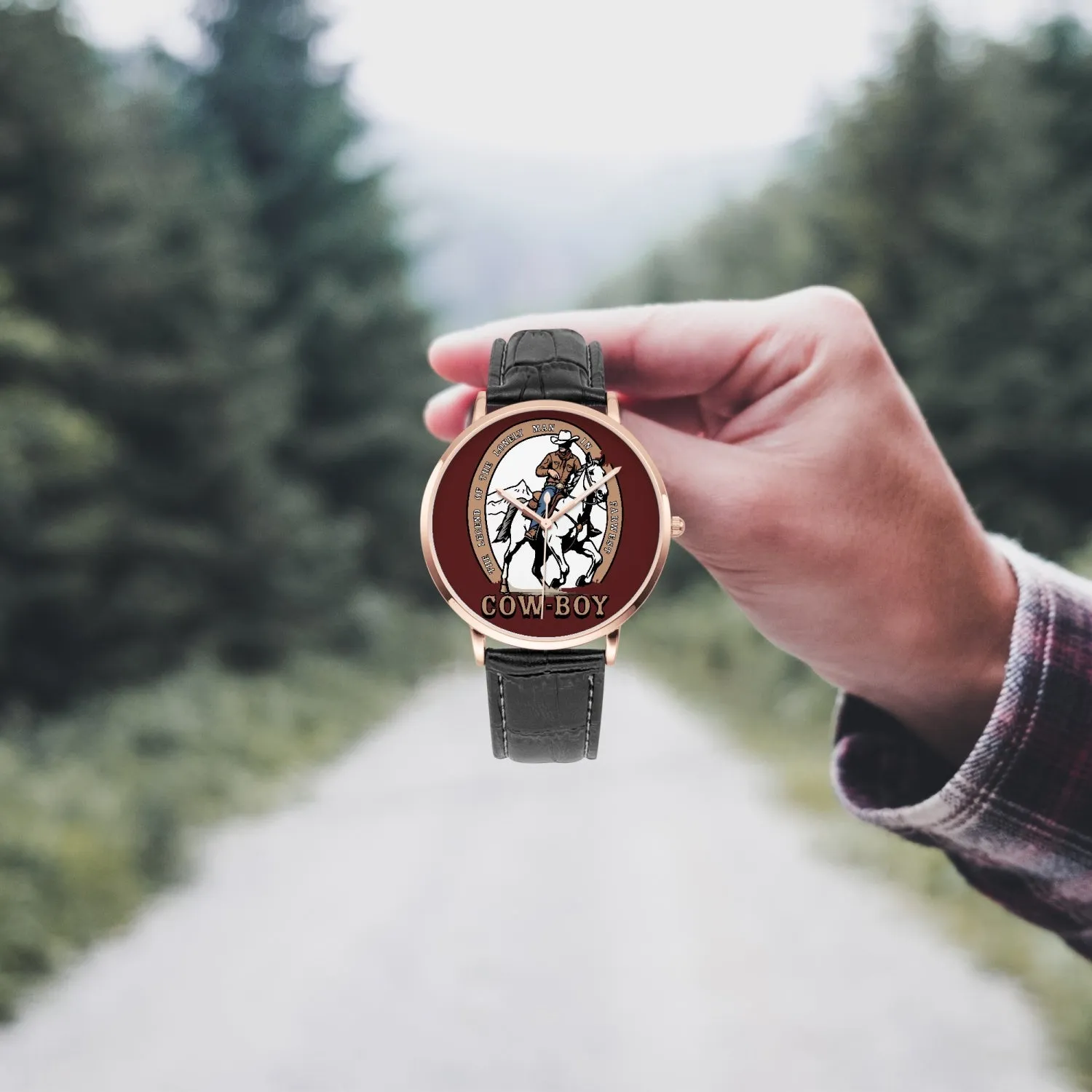 Montre à Quartz Instafamous "Cow-boy" (249)