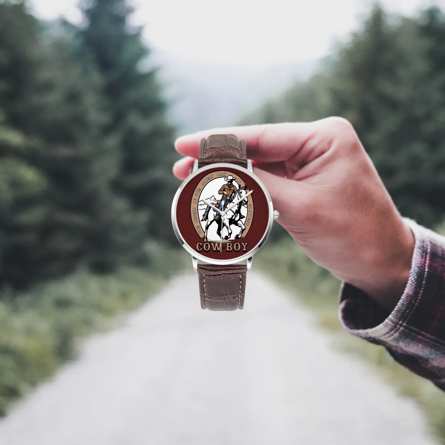 Montre à Quartz Instafamous "Cow-boy" (249)