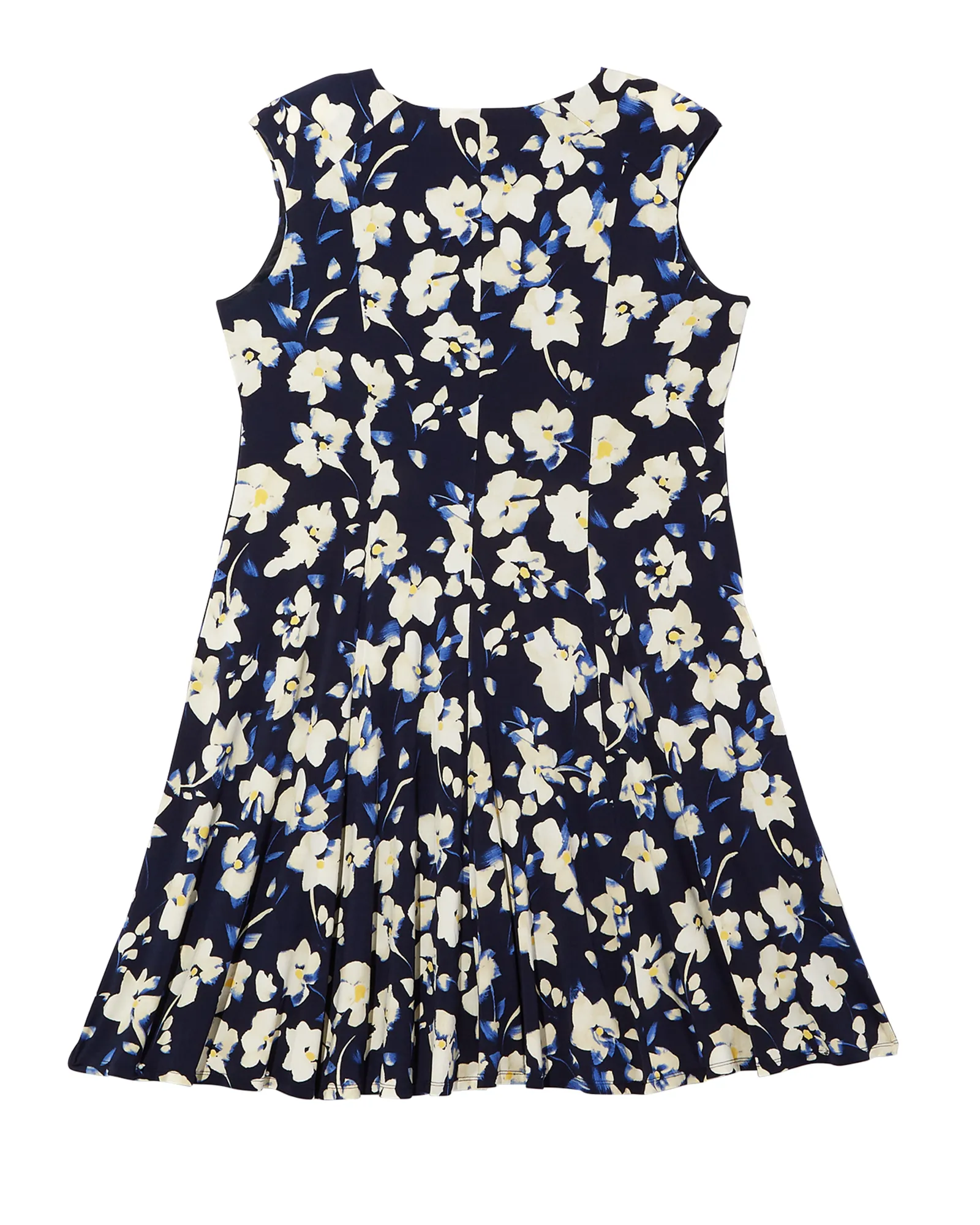 Nadie Dress | Navy / Yellow