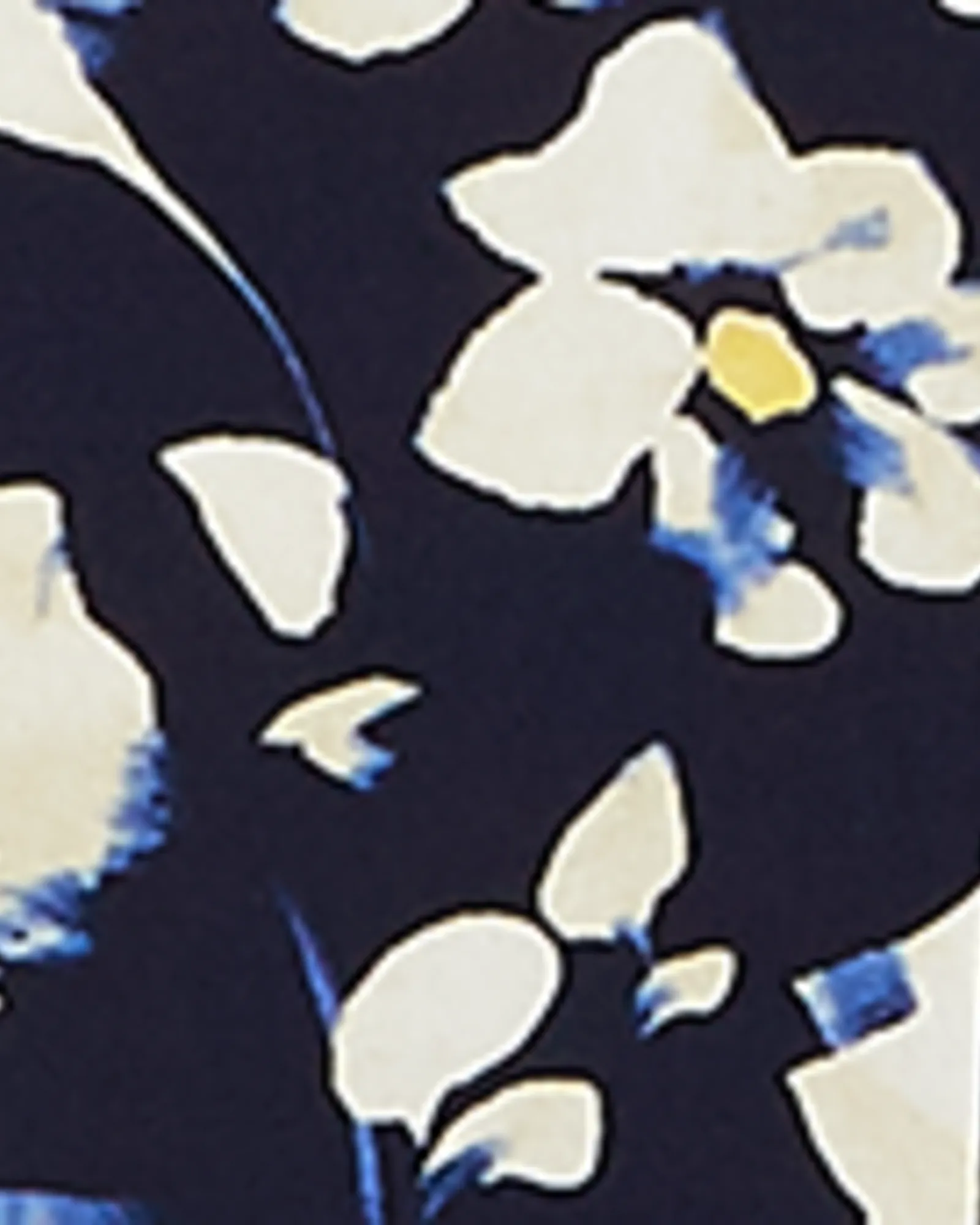 Nadie Dress | Navy / Yellow