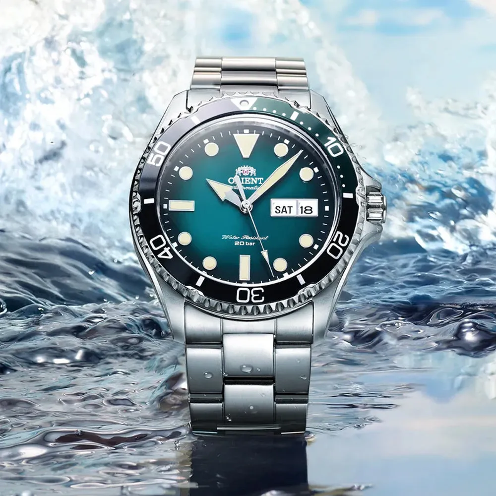 Orient MAKO III KAMASU Gradient Green RA-AA0811E