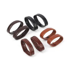 Pair of Leather Watch Strap Band Keepers Loops Compatible with the Xiaomi Redmi Watch 2 & Redmi Watch 2 Lite