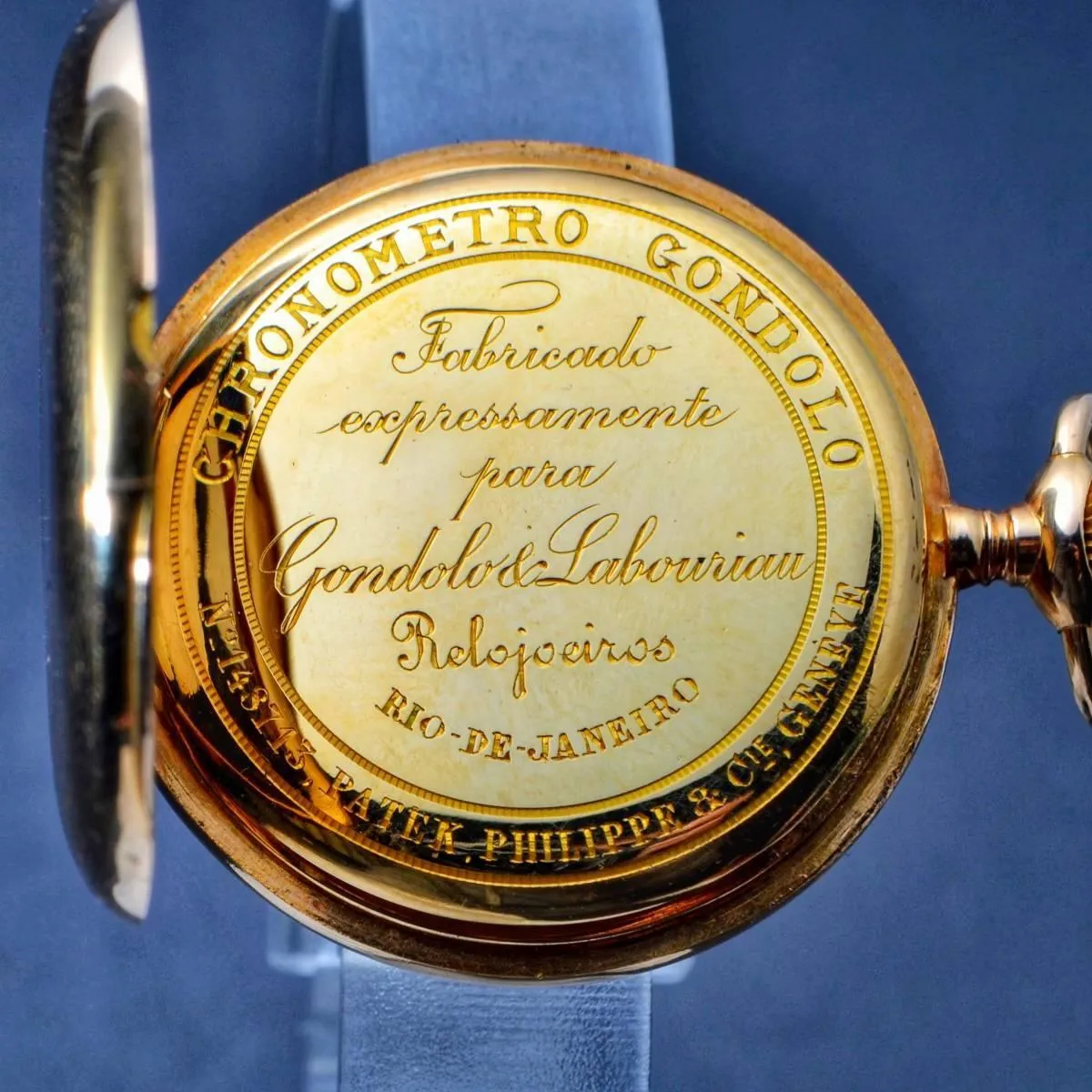 Patek Philippe Pocket Watch 18k Solid Gold 1910s 32.5mm Antique Vintage