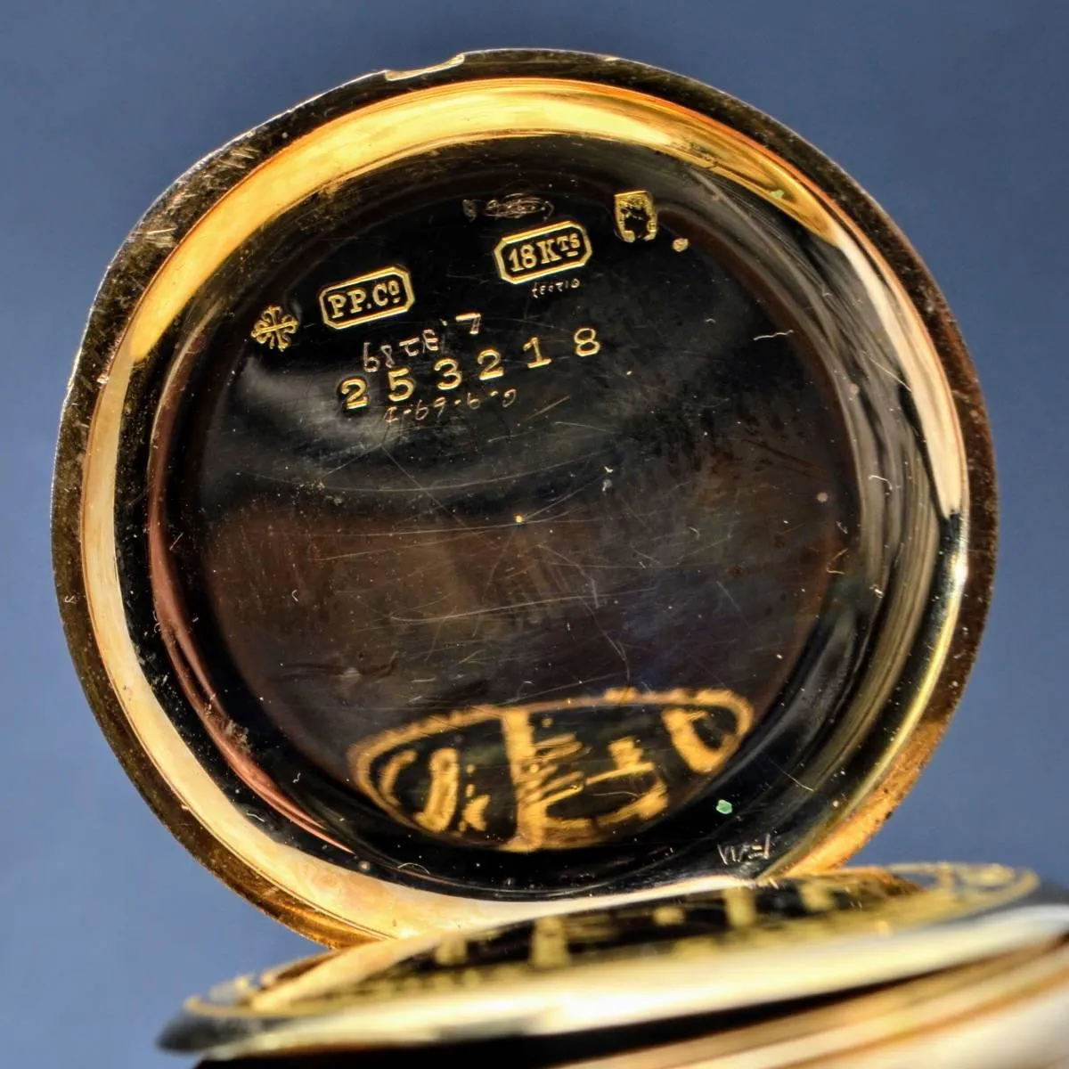 Patek Philippe Pocket Watch 18k Solid Gold 1910s 32.5mm Antique Vintage
