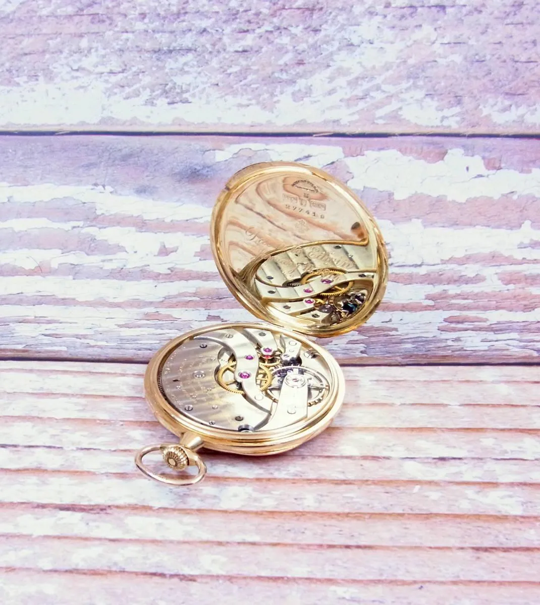 Patek Philippe Pocket Watch With Archive Certificate Gold Solid Antique 1912